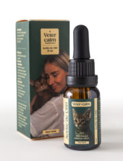 Aceite natural para gatos VeterCalm 1% frasco 15ml con gotero