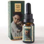 Aceite natural para perros VeterCalm 2.5% frasco 15ml con gotero