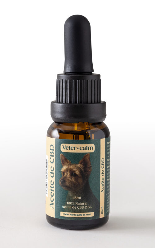 Botella del Aceite Natural para perros VeterCalm